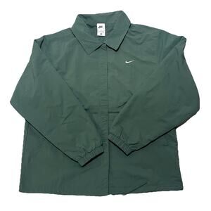 NIKE Sportswear Coaches Jacket Green Mens Size-Medium